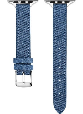 PSGT Apple Watch Compatible 42MM 44MM 45MM 49MM 1/2/3/4/5/6/se/7/8/ultra Band Loop Band Jean Band  - Image 3