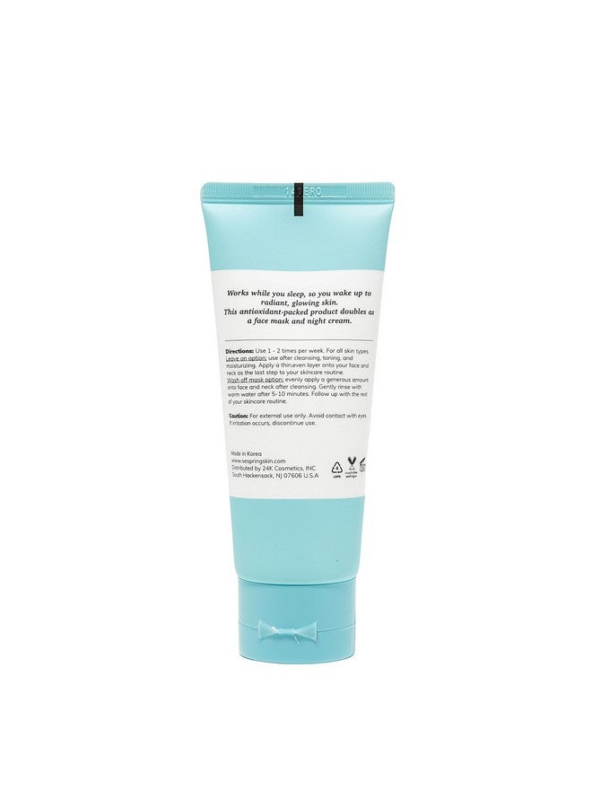 SeSpring Sepsring Dreamy Glow Sleeping Mask Korean Face Mask Formulated With Camellia Lotus And Hyaluronic Acid Korean Skincare Clean Beauty Vegan Cruelty Free Korean Beauty Products 3.38 Fl Oz - Image 2