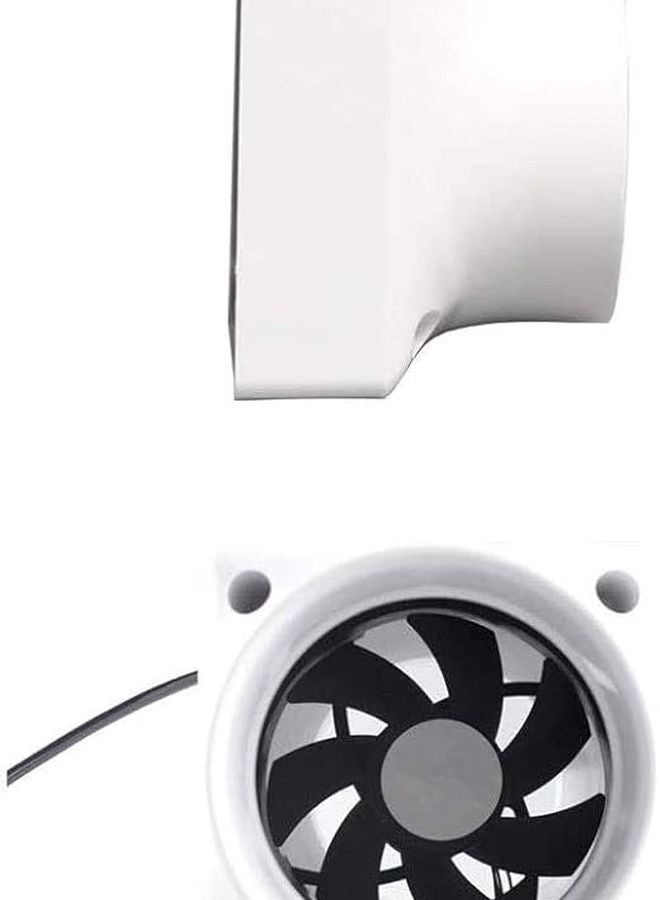 مروحة شفط حمام بيضاء قوية للتهوية للمطبخ والمرحاض ونافذة مجرى الهواء - Image 3