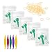 Annhua 5/16 Inch Orthodontic Elastic Rubber Bands, 500 Pack, 4.5 Ounce Small Rubberbands with Elastic Placer for Braces, Used for Crooked Teeth, Tooth Gaps, Hairbands, Braids and Dreadlocks - Image 2
