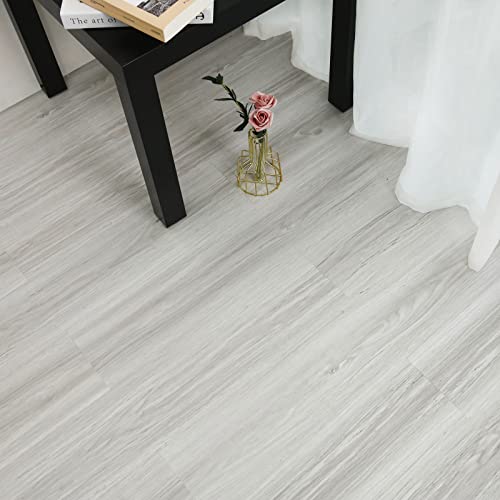 Dureidos Peel and Stick Floor Tile,Vinyl Plank Flooring, 10-Pack 15 Sq.Ft, Natural Wood Look, Self Adhesive Durable and Waterproof for Transfer Bedroom, Kitchen, RV, Bathroom and Living Room - Image 4