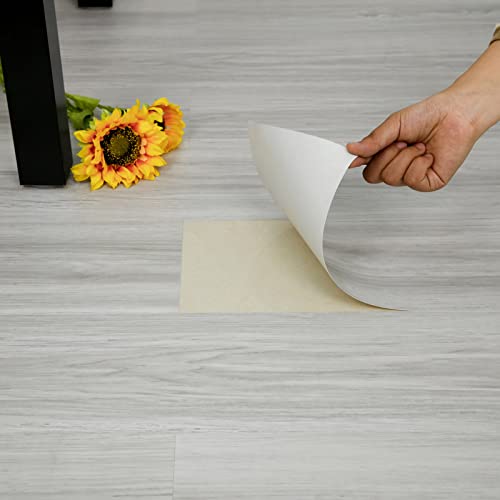 Dureidos Peel and Stick Floor Tile,Vinyl Plank Flooring, 10-Pack 15 Sq.Ft, Natural Wood Look, Self Adhesive Durable and Waterproof for Transfer Bedroom, Kitchen, RV, Bathroom and Living Room - Image 1