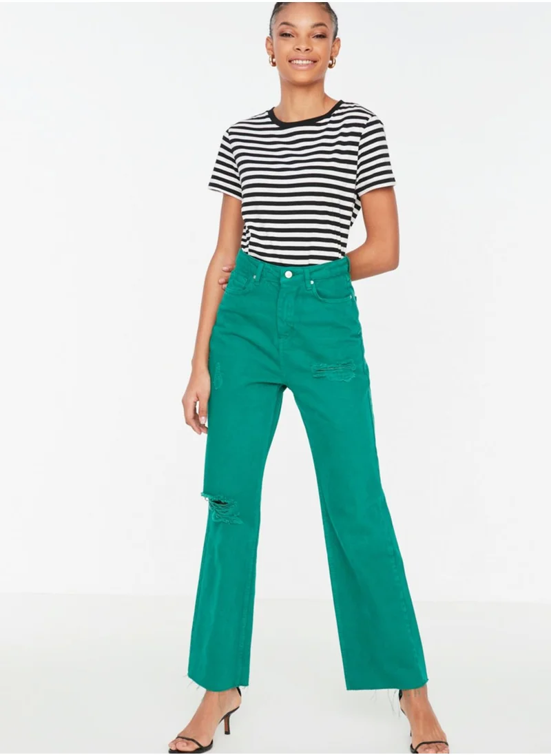 trendyol High Waist Wide Leg Jeans