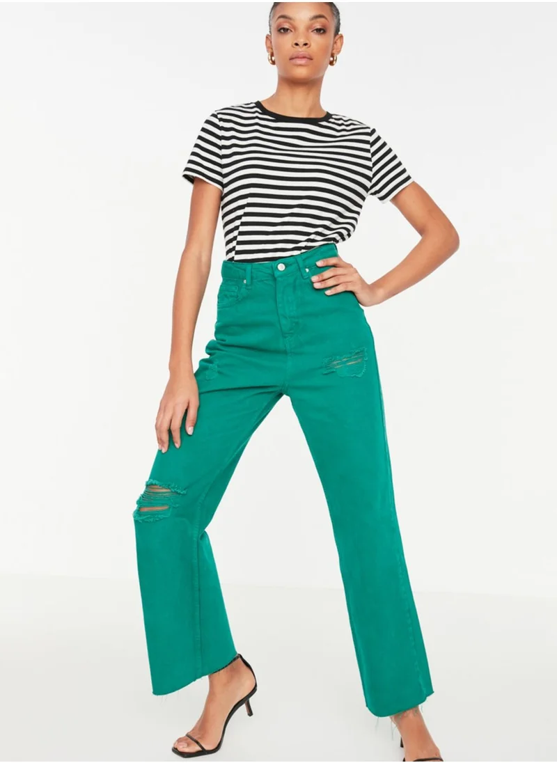 trendyol High Waist Wide Leg Jeans