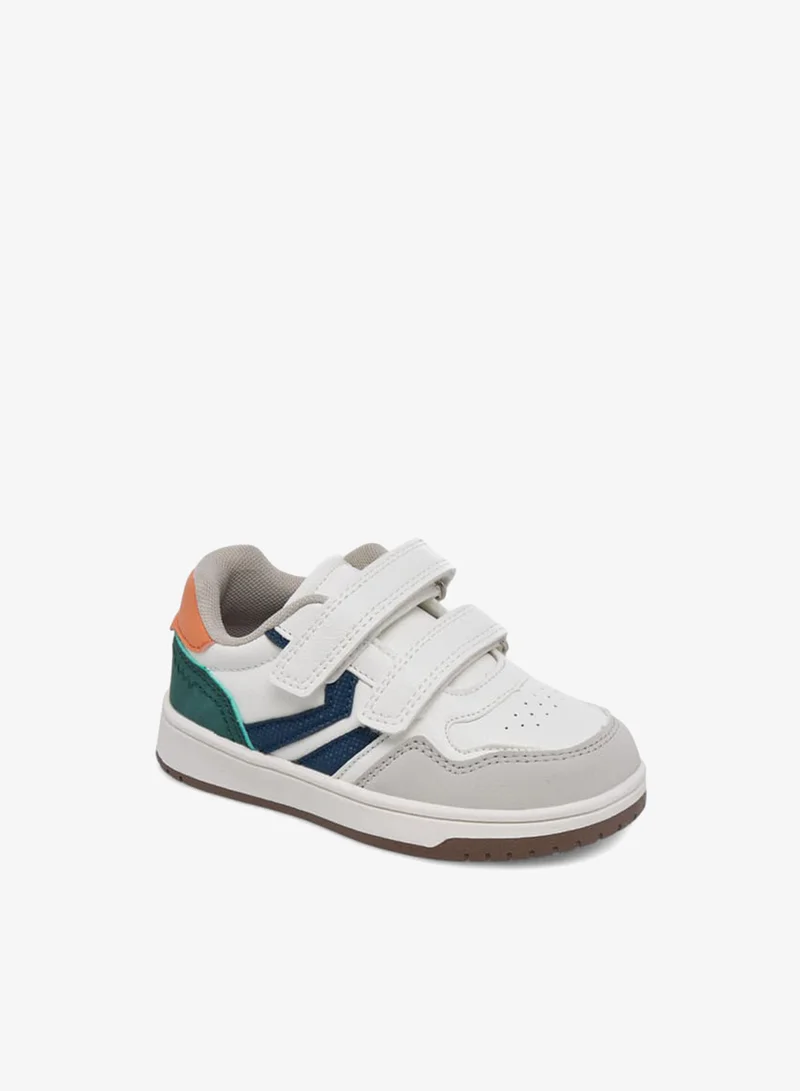 جونيورز سنيكرز أولاد بنعل خارجي بنقوش مع إغلاق بشريط لاصق