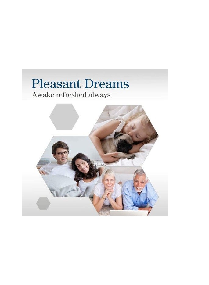 DEEP SLEEP Every Night Deep Sleep Mattress Topper Soft Comfort White 500 GSM (Dark Blue, Single Size - W 90 X L 200 Cm) - Image 4