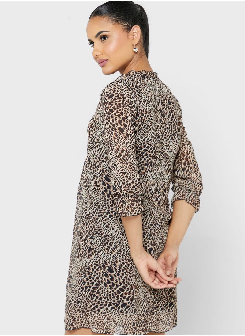 MELA LONDON Animal Print Mini Dress - Image 3