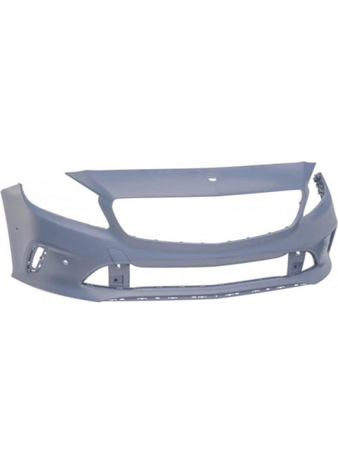 Bumper Front Primed Perforated Lower Part 4 Sensor A Series W176 2015-