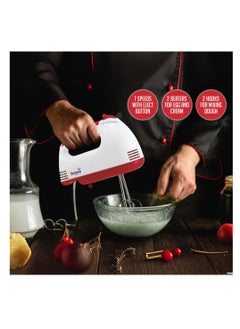 ICONA ICONA Hand Mixer Easy Mix-100W with 7 Speed Control, Detachable Beater & Whisk, In-Built Eject Knob, Stainless Steel Finish  - Image 2