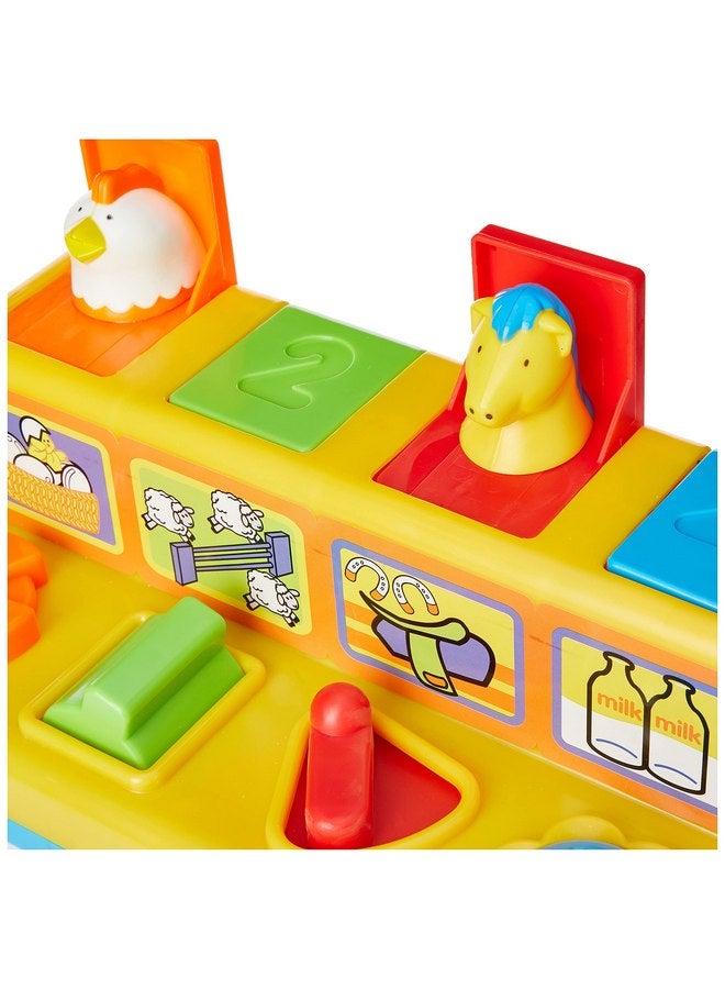 وقت مرح مجموعة Fun Time Pop Up Farmyard Friends باللون الأصفر - Image 3