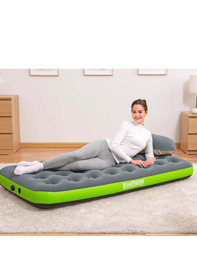 بست واي سرير هوائي فردي قابل للتدحرج والاسترخاء مع مضخة وسادة - Image 1