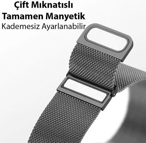 Polhammobile Polham Milano Loop Steel Ultra Light Band Strap For Apple Watch 38-40-41MM, Stainless Steel Strap