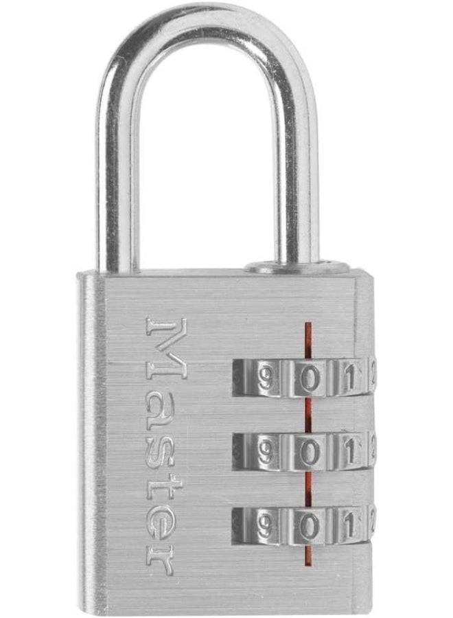 Master Lock Master Lock 630D Set Your Own Combination Lock, Aluminum, 1-3/16 in. Wide  - Image 1