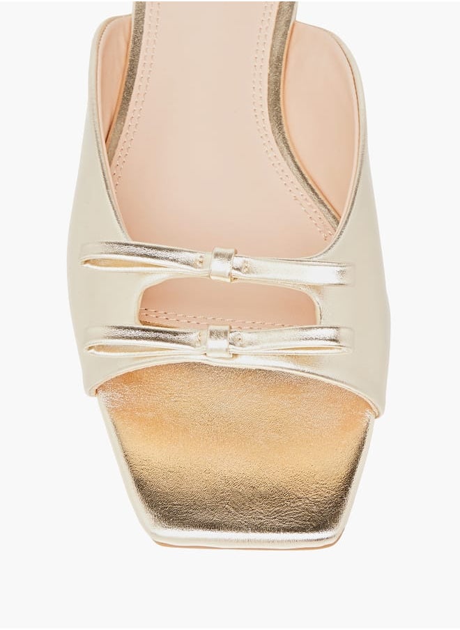 Celeste Womens Solid Slip-On Slide Sandals  - Image 4