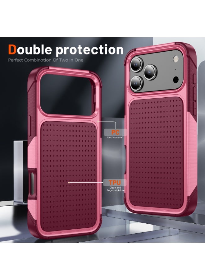 ZXING iPhone 17 Pro Max Case 2026 Military Grade Magnetic Protection Slim Builtin Stand Shockproof Cover Compatible with MagSafe - Image 4
