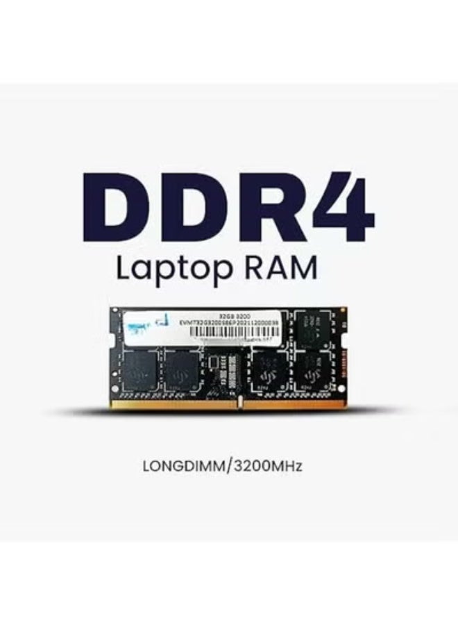 ذاكرة لابتوب 32 جيجا DDR4 بسرعة 3200 ميجاهرتز – ترقية أداء سريعة وسلسة - Image 2