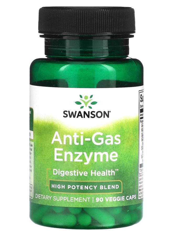 Anti-Gas Enzyme High Potency Blend 90 Veggie Caps