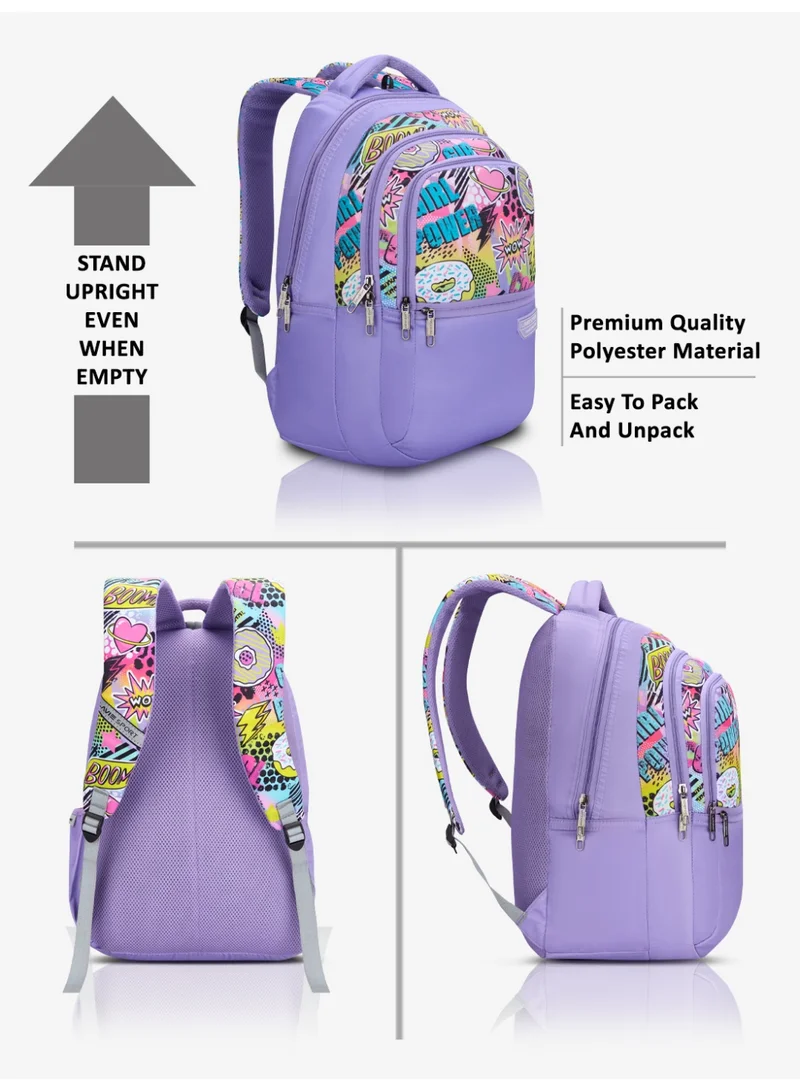 Lavie  Sport 30L Power Backpack | 17Inch | (Purple)  | Best Price UAE