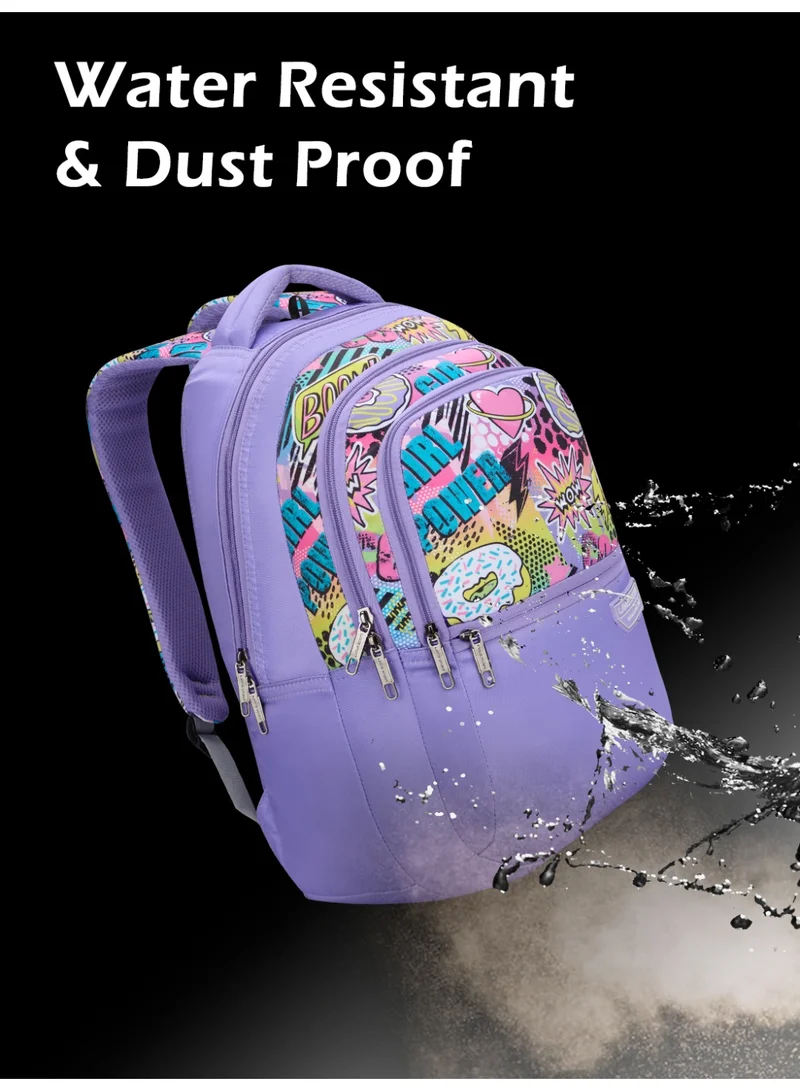 Lavie Sport 30L Power Backpack | 17Inch | (Purple)