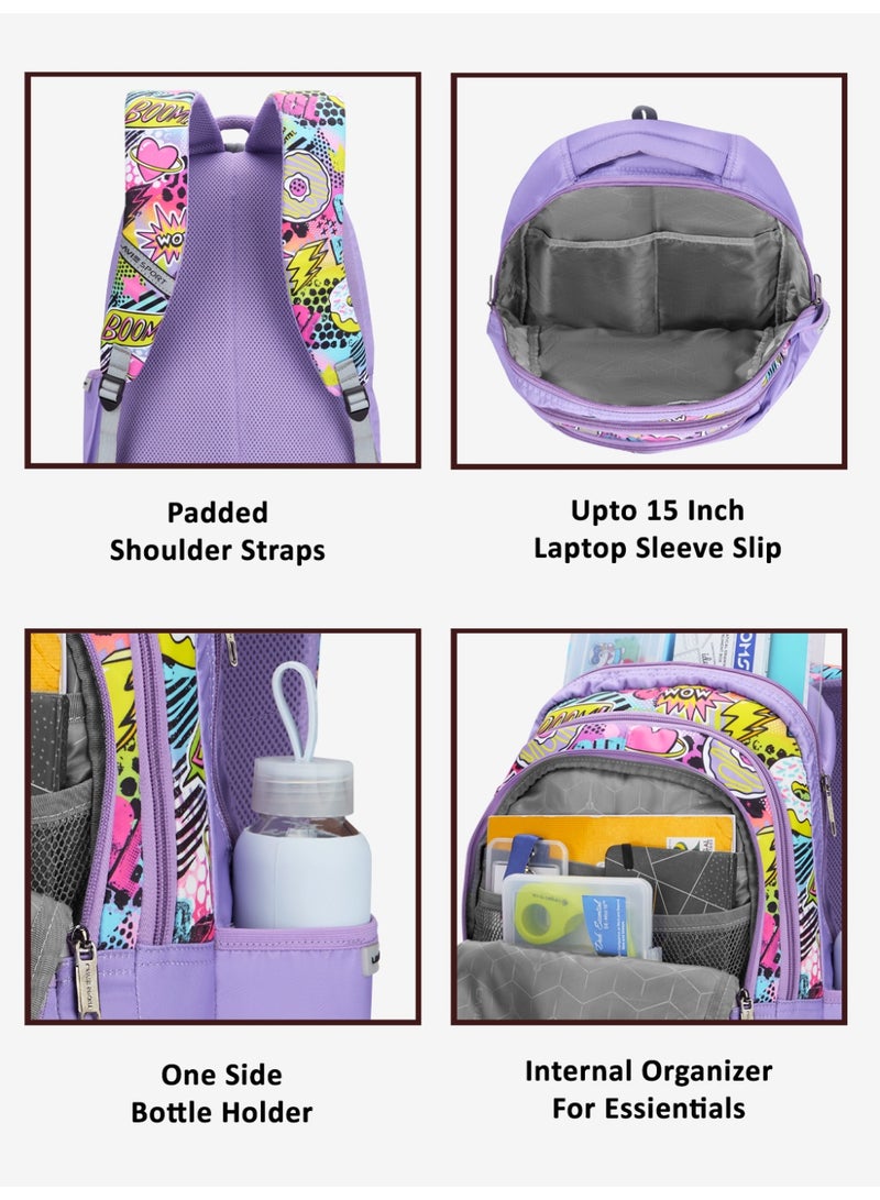 لافي حقيبة ظهر لافي سبورت  لتر  بوصة بنفسجي - Image 3