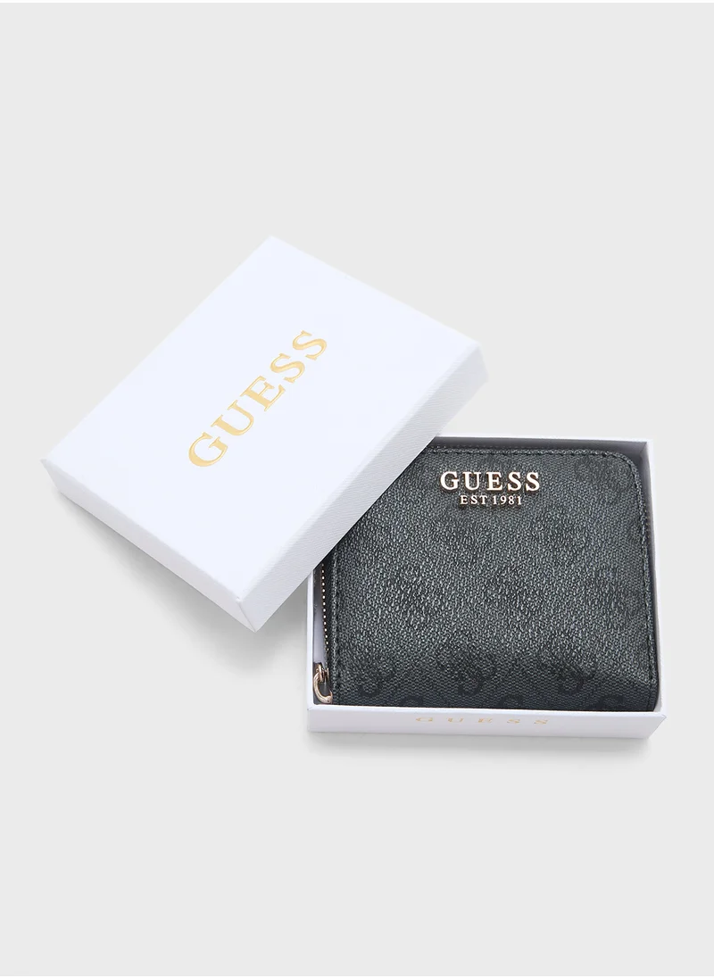 GUESS Laurel Slg Small Zip Around Wallet