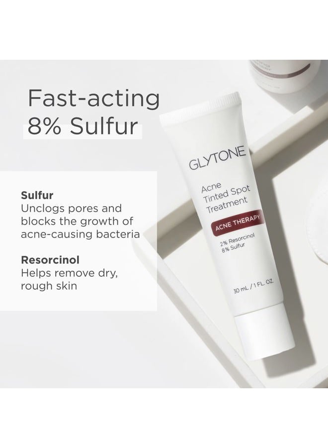 Glytone جلوتون علاج حب الشباب الملون للبقع، 1 fl. oz. - Image 3