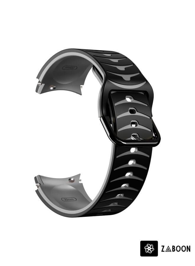 Zaboon سوار ساعة سامسونج جالاكسي ووتش 5 برو 45 مم بتصميم منحني من السيليكون - Image 2