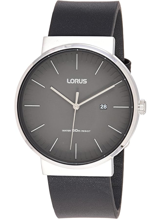 لوراس ساعة رجالية أوربان بسوار جلدي Rh983Kx9 - Image 1