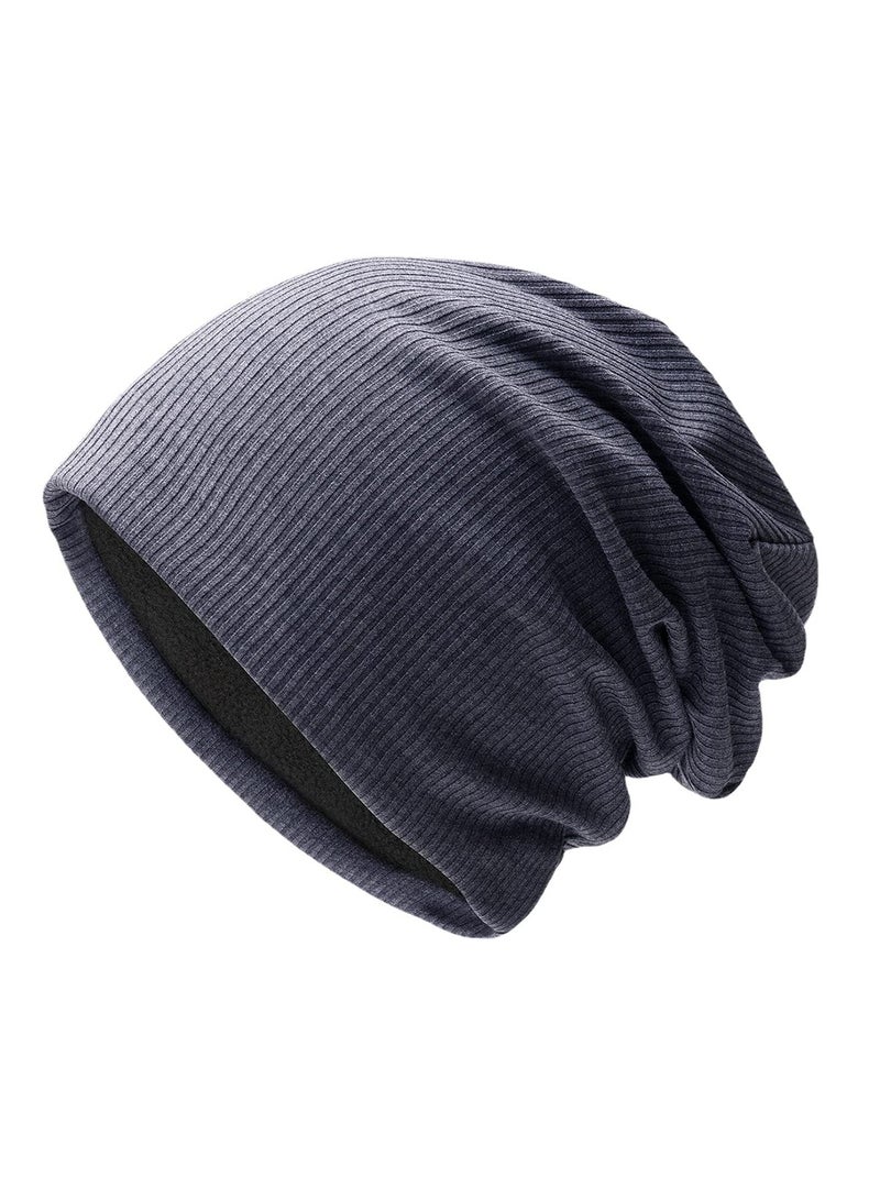 Excefore Beanie Hat,Knit Cap for Women Men Unisex Fashion Slouchy Hats Stretchy Lightweight Fall/Winter Grey - Image 1