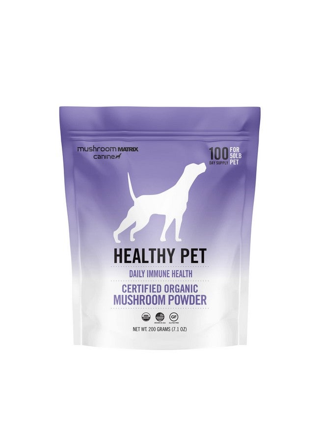 mushroom Matrix Om Mushroom Matrix Healthy Pet Mushroom Supplement, Supports Daily Functional Immune Support for Dogs & Cats, 200 Grams, 7.1 oz - Image 1