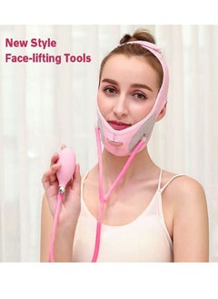 Inflatable Face Slimming Band Air Press Lift Up Belt Face-Lift Mask Massager V-Line Cheek Chin Slimming Belt