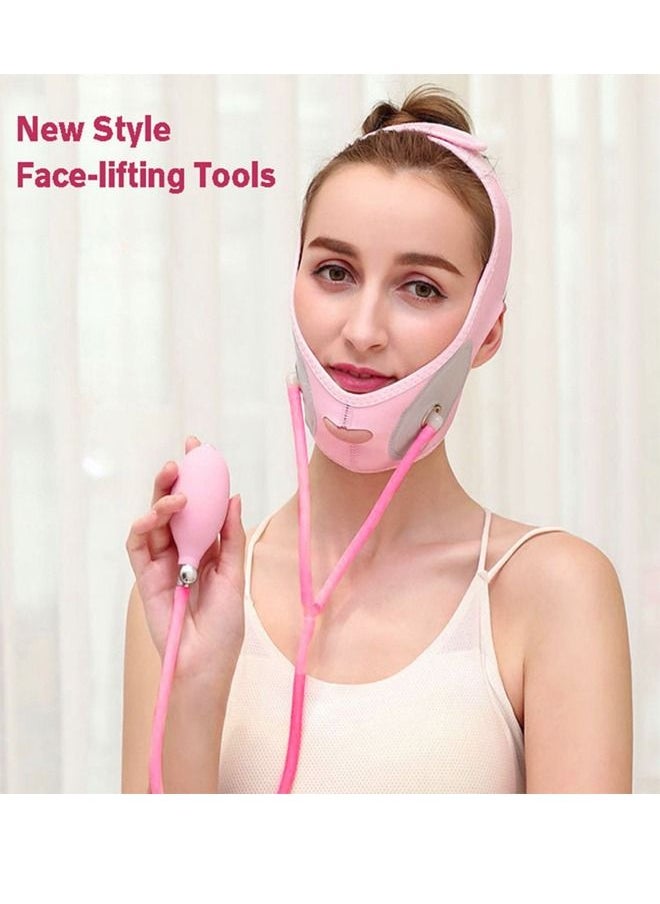 Generic - Inflatable Face Slimming Band Air Press Lift Up Belt Face-Lift Mask Massager V-Line Cheek Chin Slimming Belt - Image 1