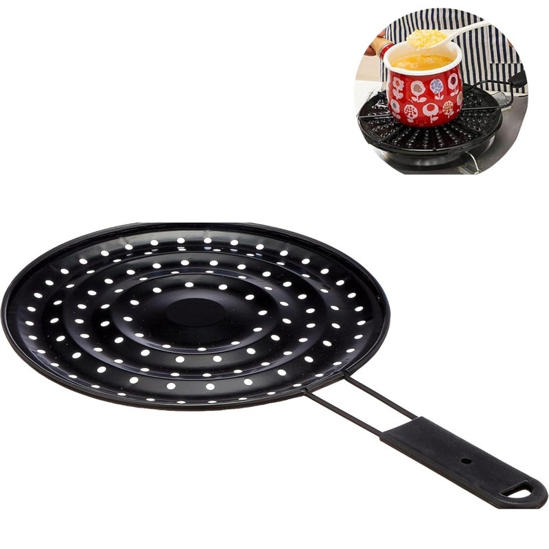 (BUY ONE GET ONE FREE) Kitchen Heat Diffuser for Gas & Electric Stove Cooktop – Ideal for Clay Pots, Tagines, Moka Pots, Cookware - Simmer Plate Heat Disperser for heat ranges black - Image 5