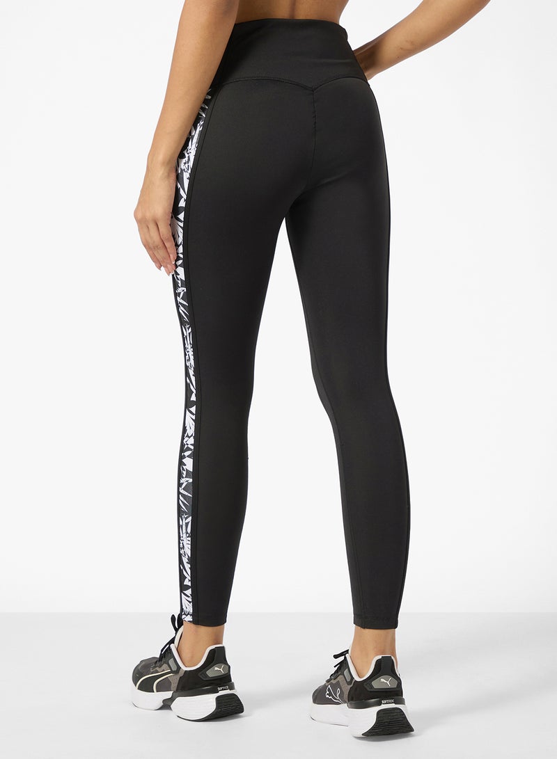 PUMA 7/8 All Over Printed Tropical High Waist Tights - Image 2