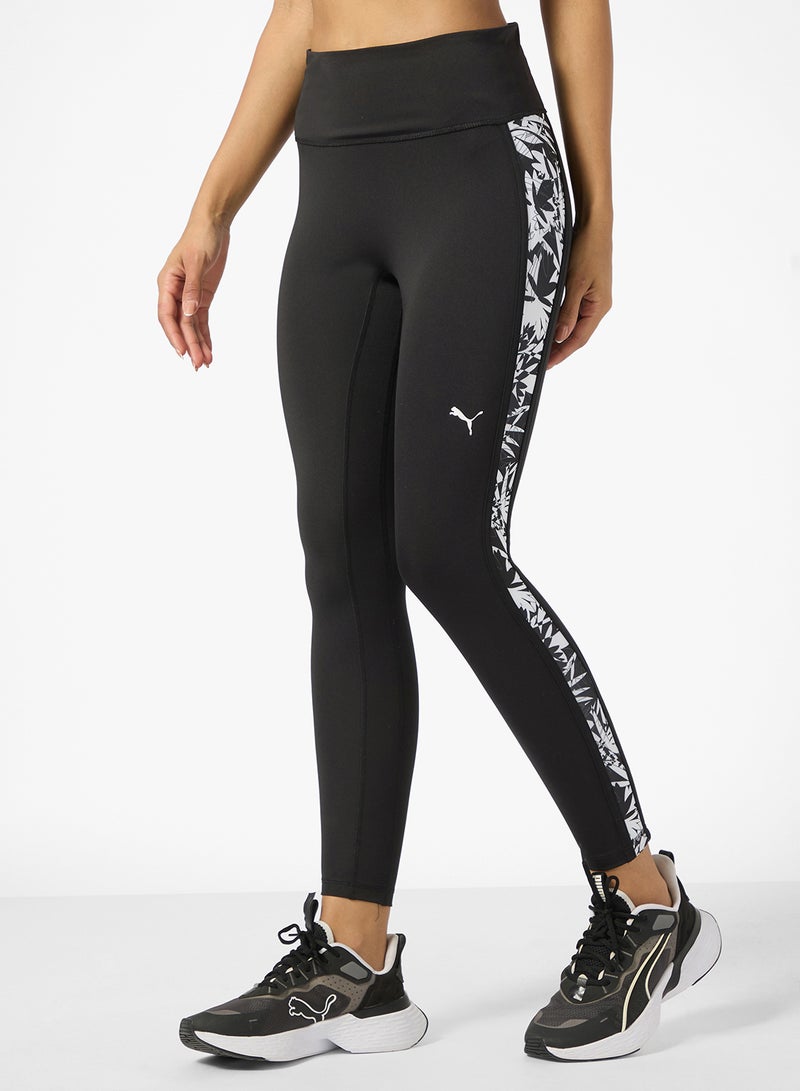 PUMA 7/8 All Over Printed Tropical High Waist Tights - Image 1