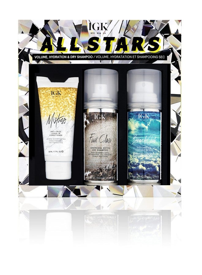 iGK مجموعة IGK ALL STARS لتنعيم اللمعان وتثبيت التسريحة، 5.4 أونصة - Image 1