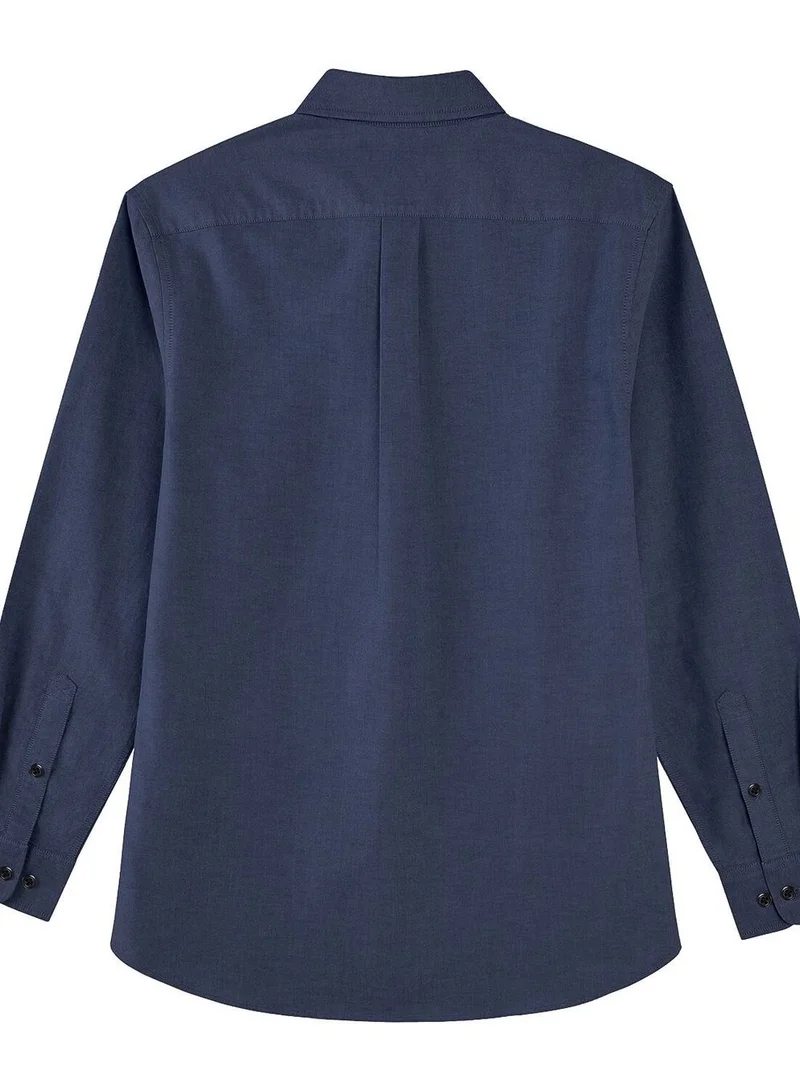 GIORDANO Men's Oxford Long Sleeve Shirt