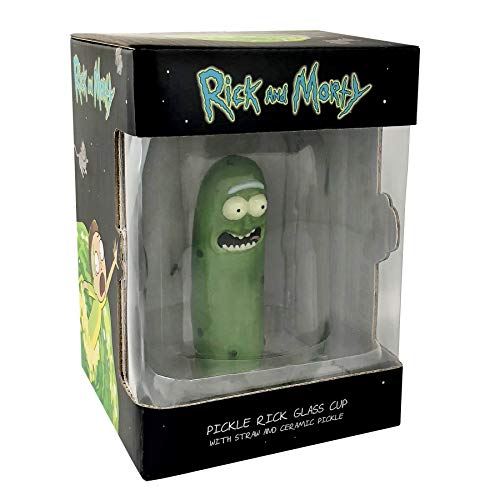 SDCC Rick and Morty Pickle Rick - Pickle Jar Glass Mason Jar Exclusive - Image 3