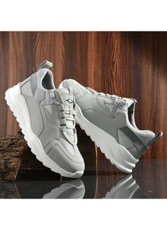 CRUISER Cruiser Men's Dexter Grey Chunky Sneakers_9 UK (2515-4)  - Image 2