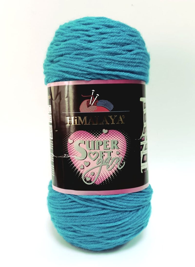 Himalaya خيوط هيمالايا سوبر سوفت 100% أكريليك - لون 80834 (عبوة من 2 قطعة)