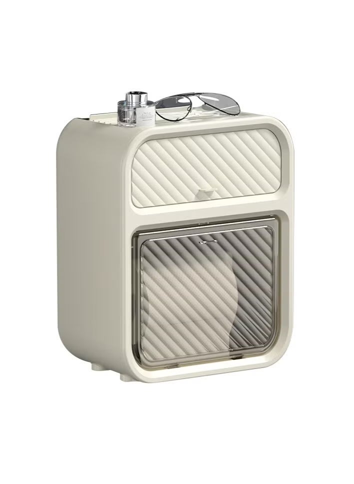 Raxoom Modern Waterproof Wall-Mounted Bathroom Tissue Box Stylish & Space-Saving Large - Image 1