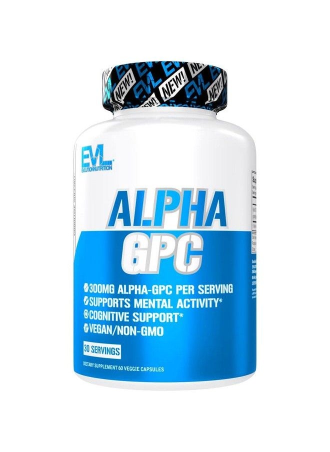 Nootropic Alpha Gpc Choline Supplement Alpha Gpc 600 Mg Nootropics Brain Support Supplement Acetylcholine Precursor And Mood Booster Evl Nutrition Brain Supplement For Memory And Focus Support