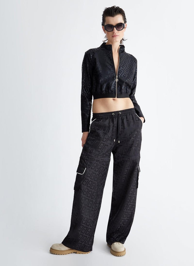 Liu Jo Satin jacquard trousers - Image 4