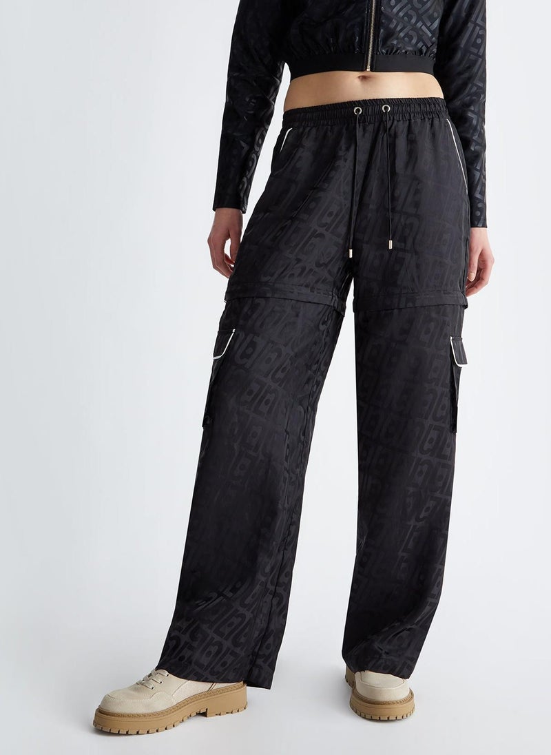 Liu Jo Satin jacquard trousers - Image 1