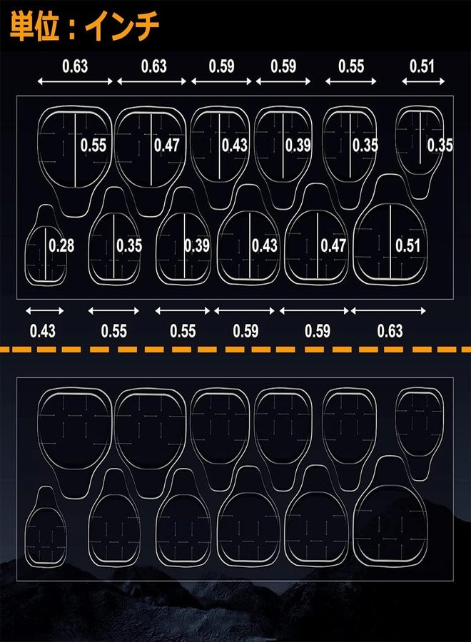 Ruby Face Rubyface 3 Sheets Double-Sided Nail Sticker for Press on Nails, Waterproof Breathable False Nail Tips | Jelly Glue Adhesive Tabs Super Sticky Fake Nail Glue Stickers for Manicure (3 Sheets - 72pcs) - Image 5