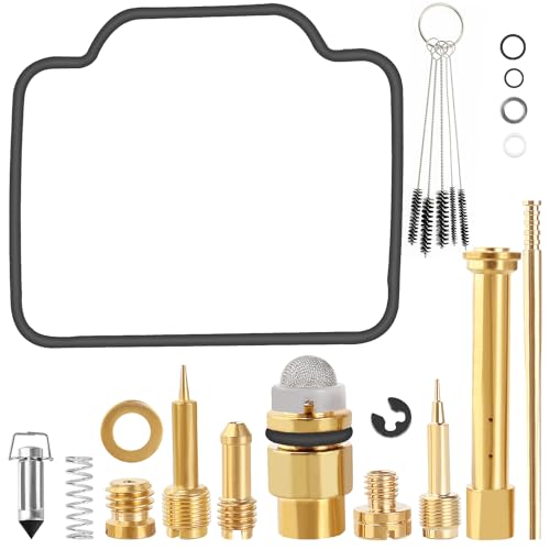 QAZAKY Carburetor Rebuild Kit Compatible with Suzuki Quadrunner 500 LTF500F 1998 1999 2000 2001 2002 Carb Repair Set - Image 1