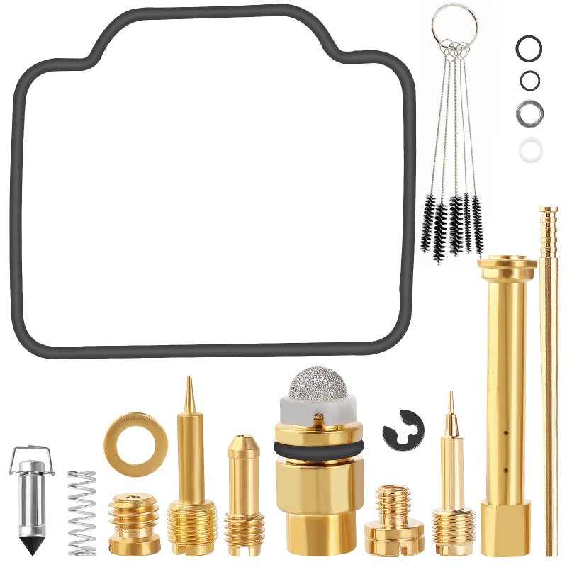 QAZAKY Carburetor Rebuild Kit Compatible with Suzuki Quadrunner 500 LTF500F 1998 1999 2000 2001 2002 Carb Repair Set - Image 2