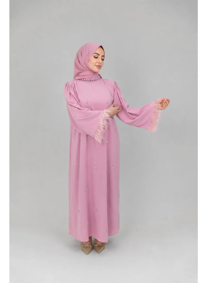 Ophelia Ophelia Lumine Serenity Pearl Abaya | Elegant Modest Wear for Women