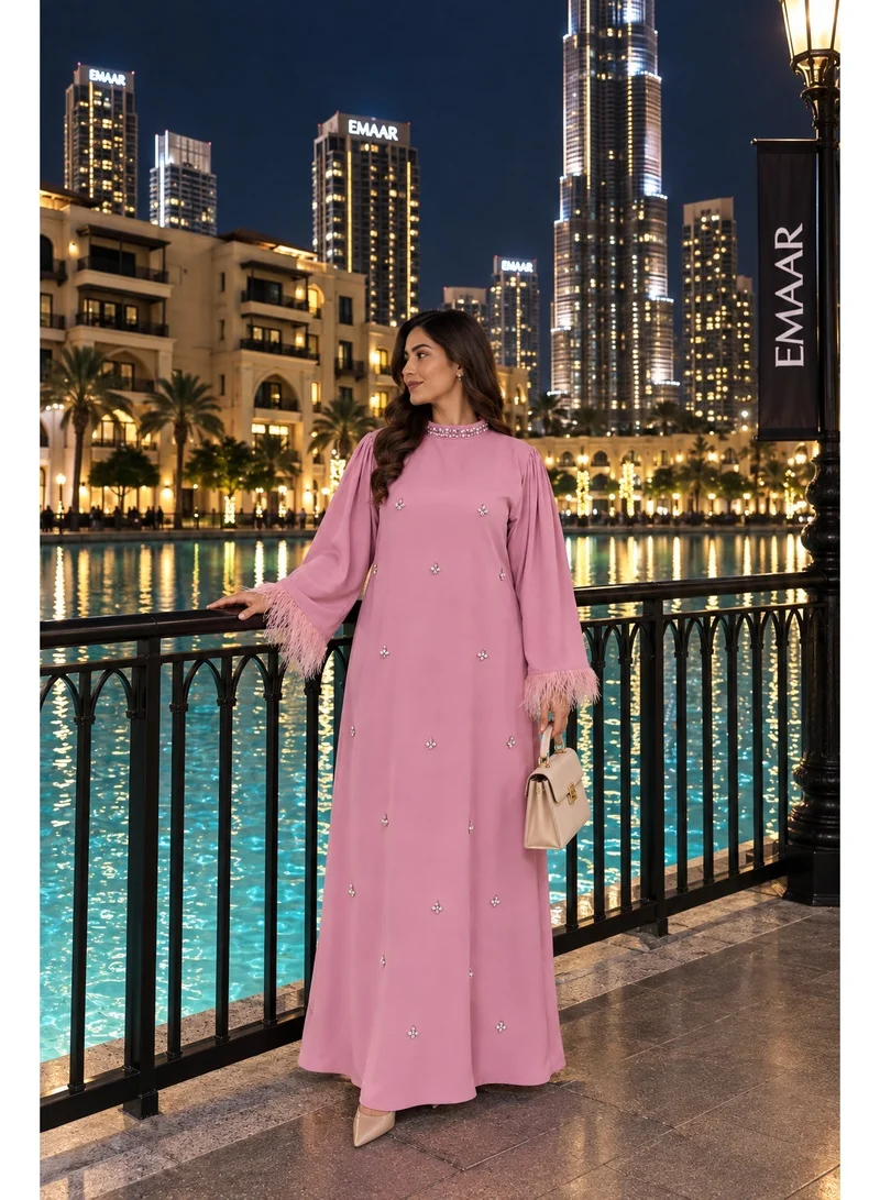 Ophelia Ophelia Lumine Serenity Pearl Abaya | Elegant Modest Wear for Women