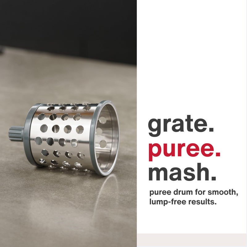 Zyliss E900058 Puree Drum Blade, Stainless Steel, Mashing, Puree, for Use with Zyliss Rotary Cheese Grater, 5 Year Guarantee - Image 4